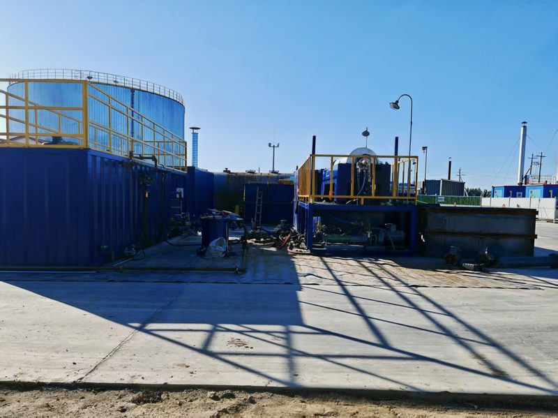 Oil Sludge Treatment System in Operation